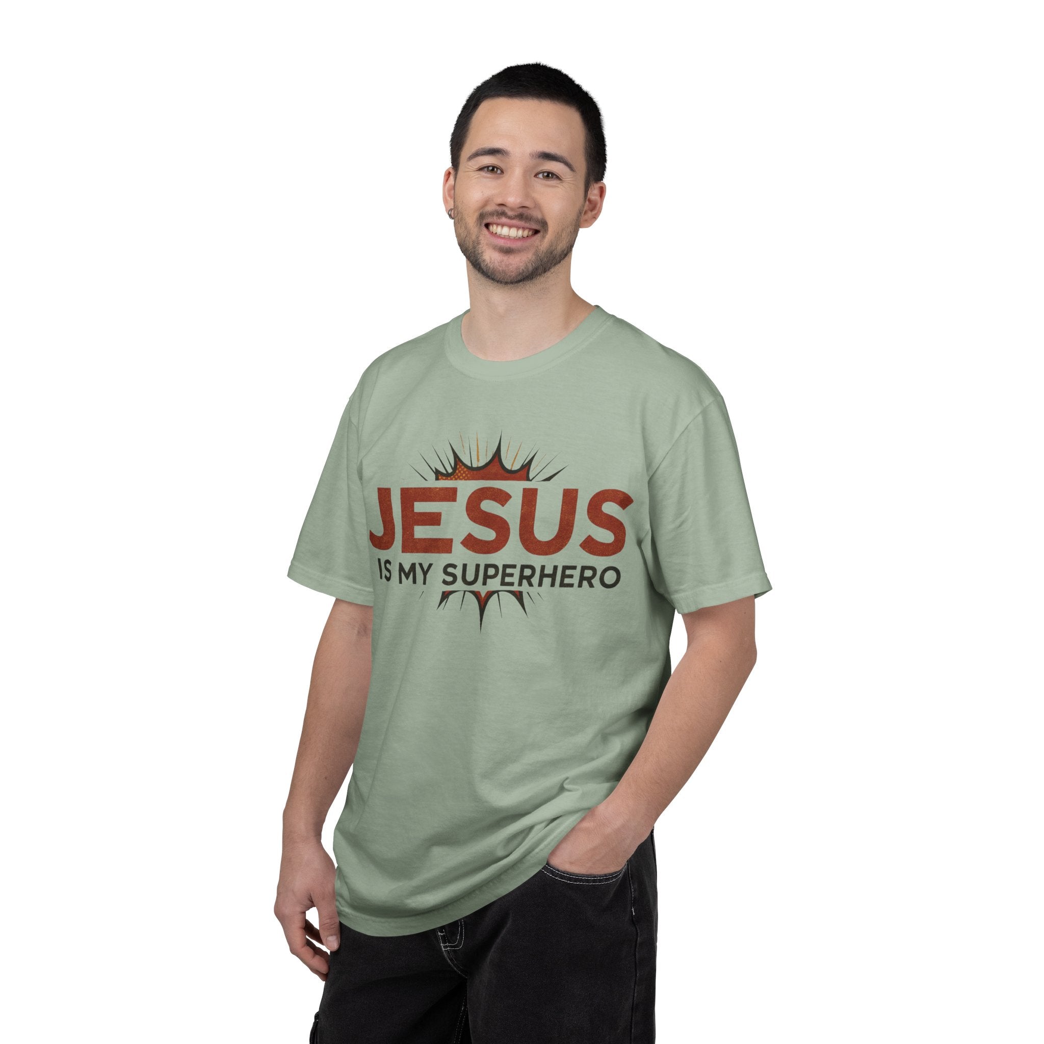 Jesus Is My Superhero T-shirt | Christian Faith Tee | Scripture Graphic