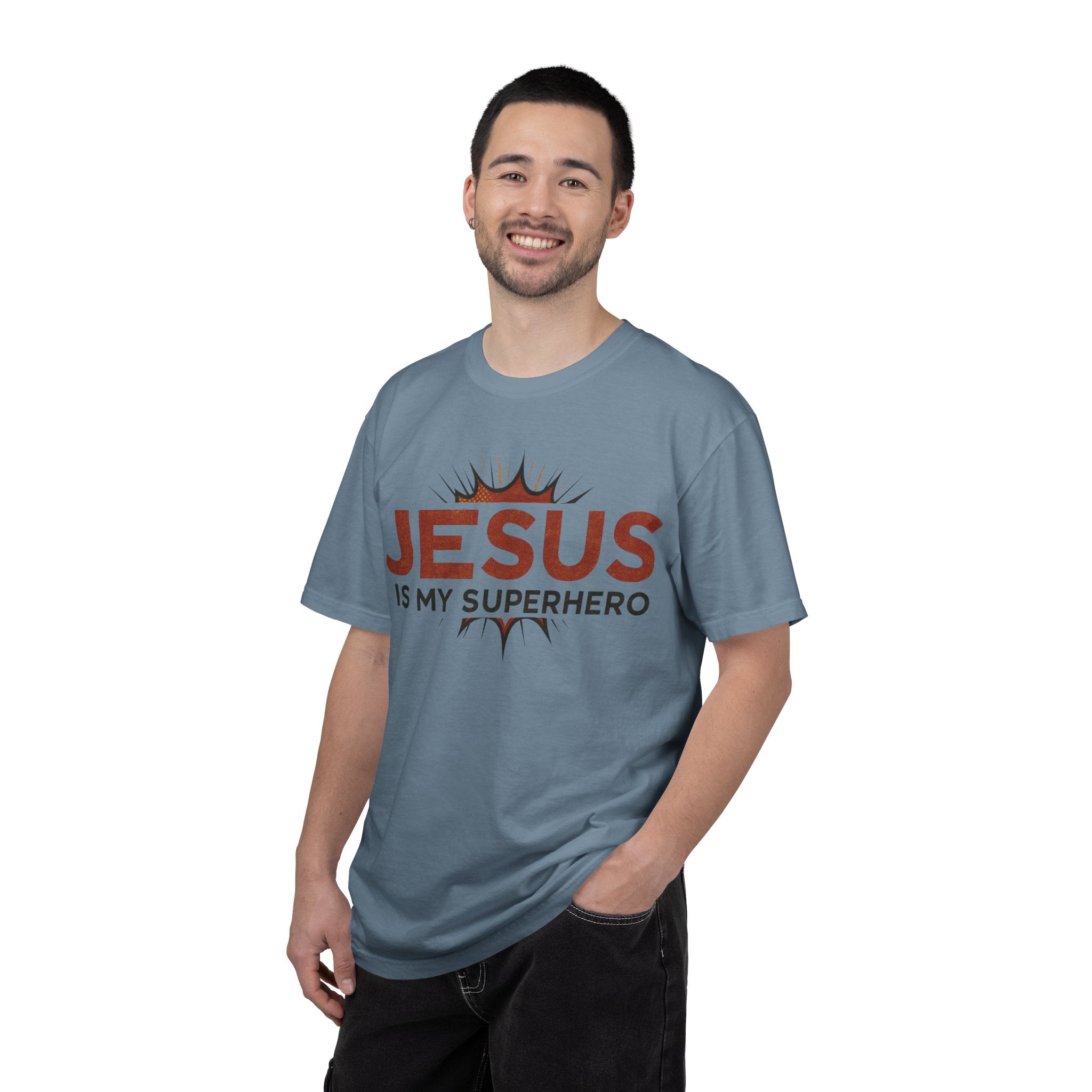 Jesus Is My Superhero T-shirt | Christian Faith Tee | Scripture Graphic