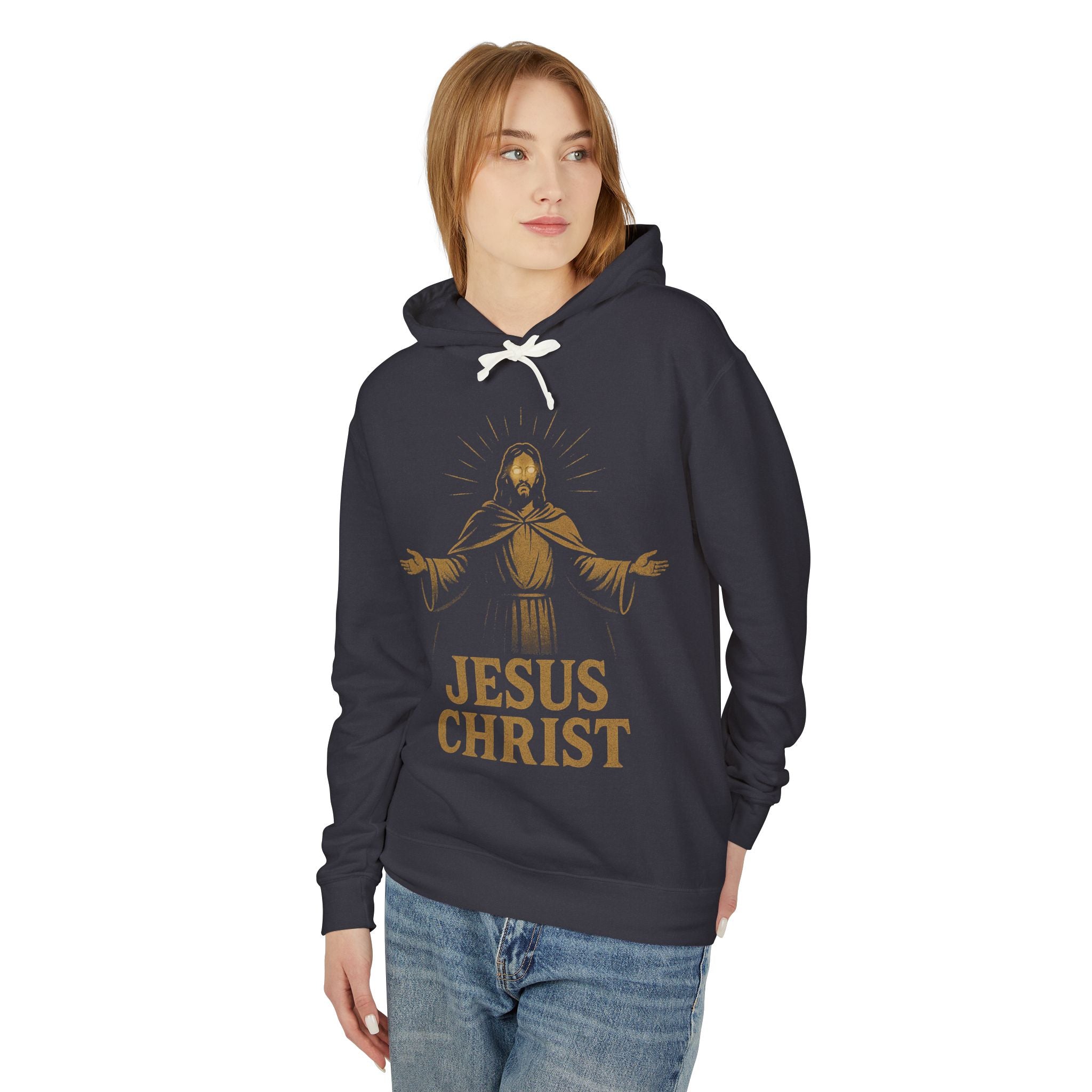 Jesus Christ illustration Hoodie | Religious Faith Pullover