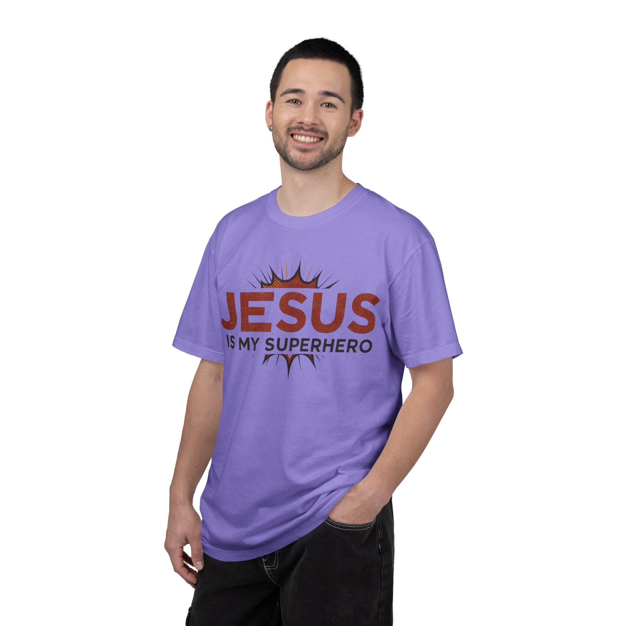 Jesus Is My Superhero T-shirt | Christian Faith Tee | Scripture Graphic