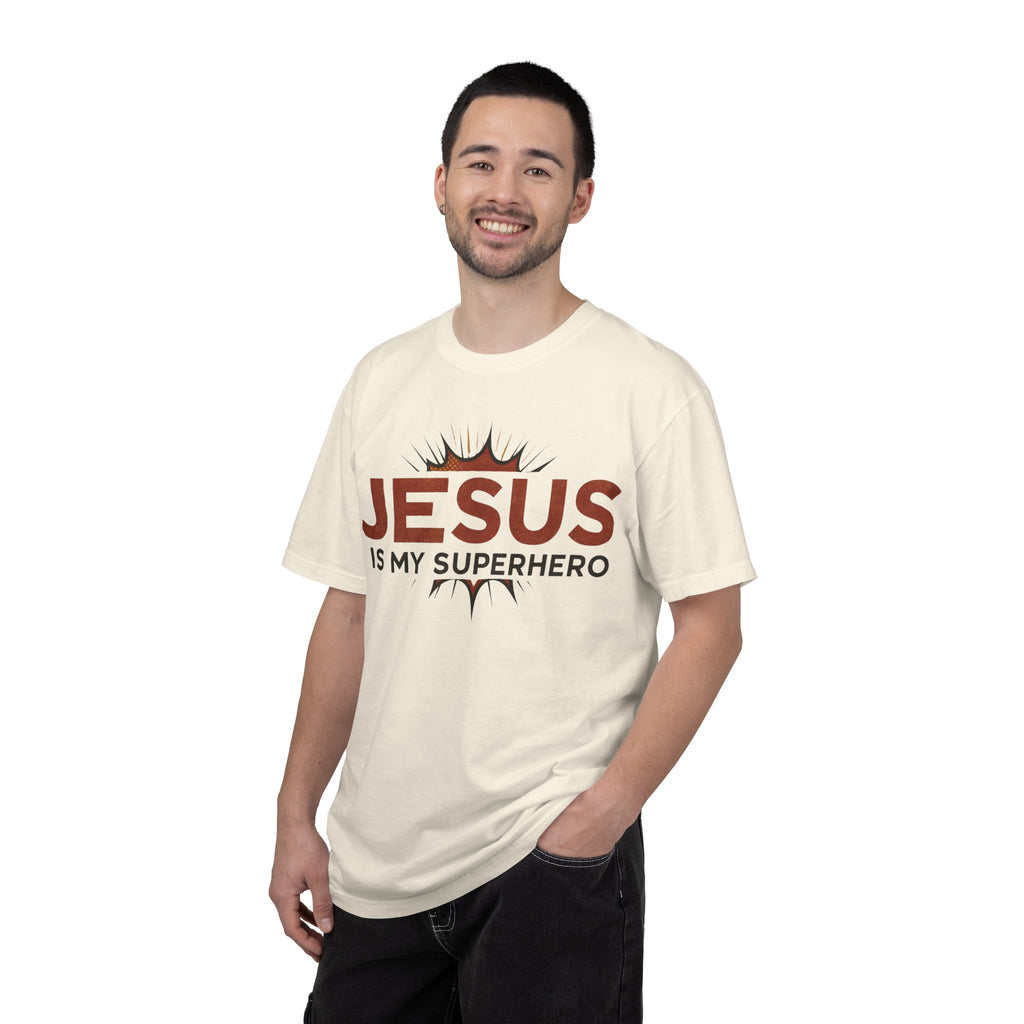 Jesus Is My Superhero T-shirt | Christian Faith Tee | Scripture Graphic