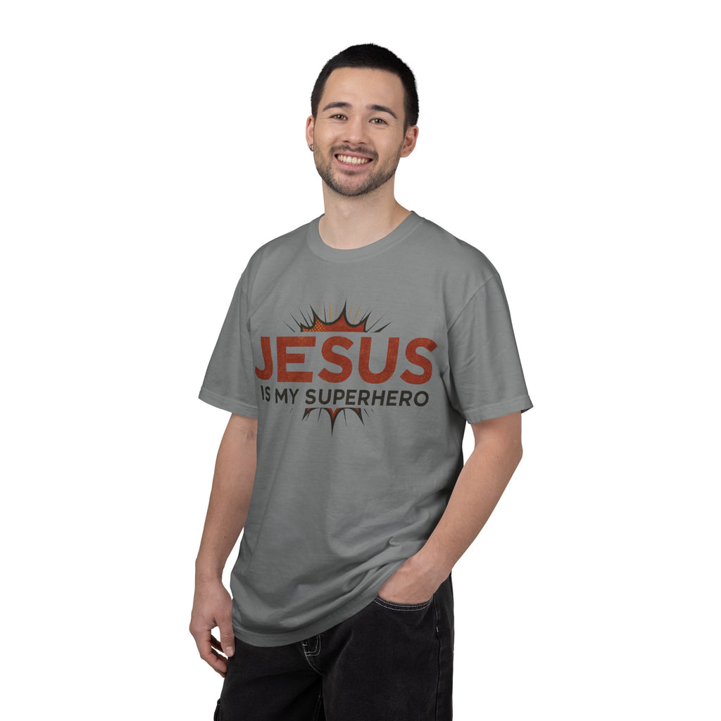 Jesus Is My Superhero T-shirt | Christian Faith Tee | Scripture Graphic