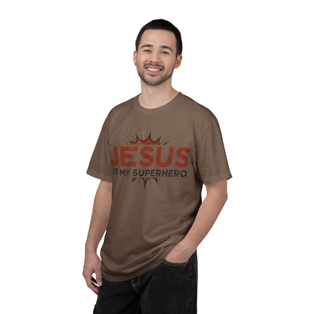 Jesus Is My Superhero T-shirt | Christian Faith Tee | Scripture Graphic
