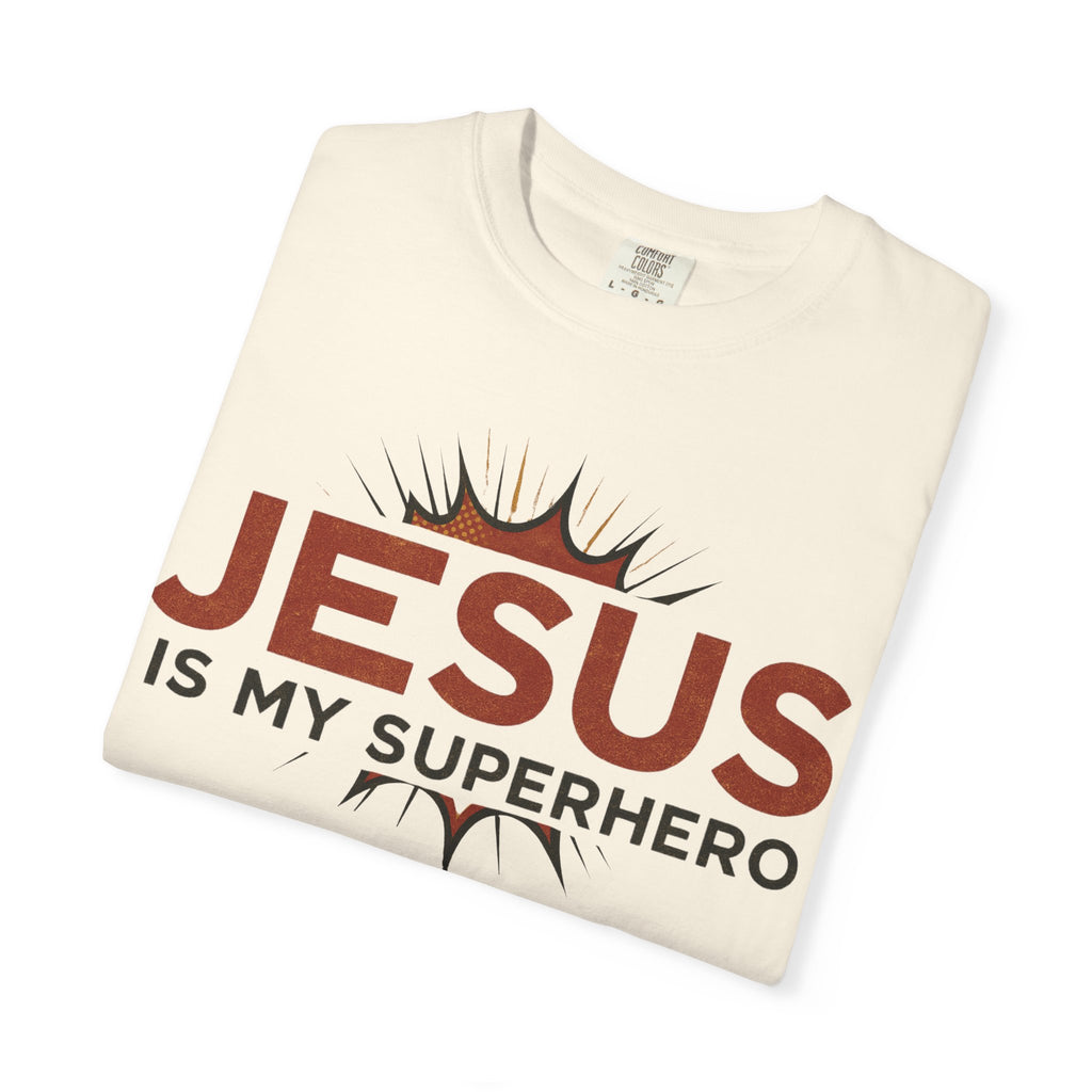 Jesus Is My Superhero T-shirt | Christian Faith Tee | Scripture Graphic