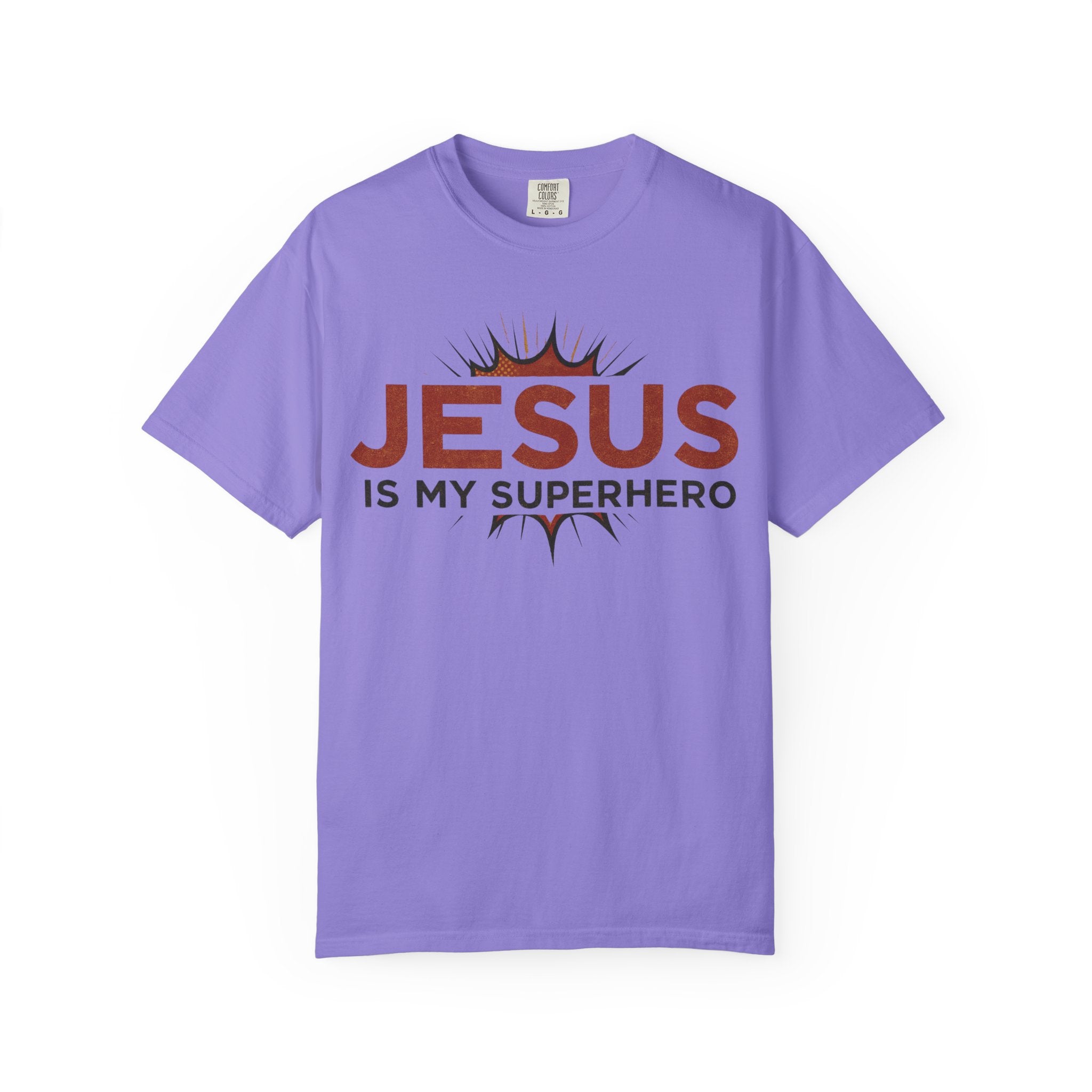 Jesus Is My Superhero T-shirt | Christian Faith Tee | Scripture Graphic