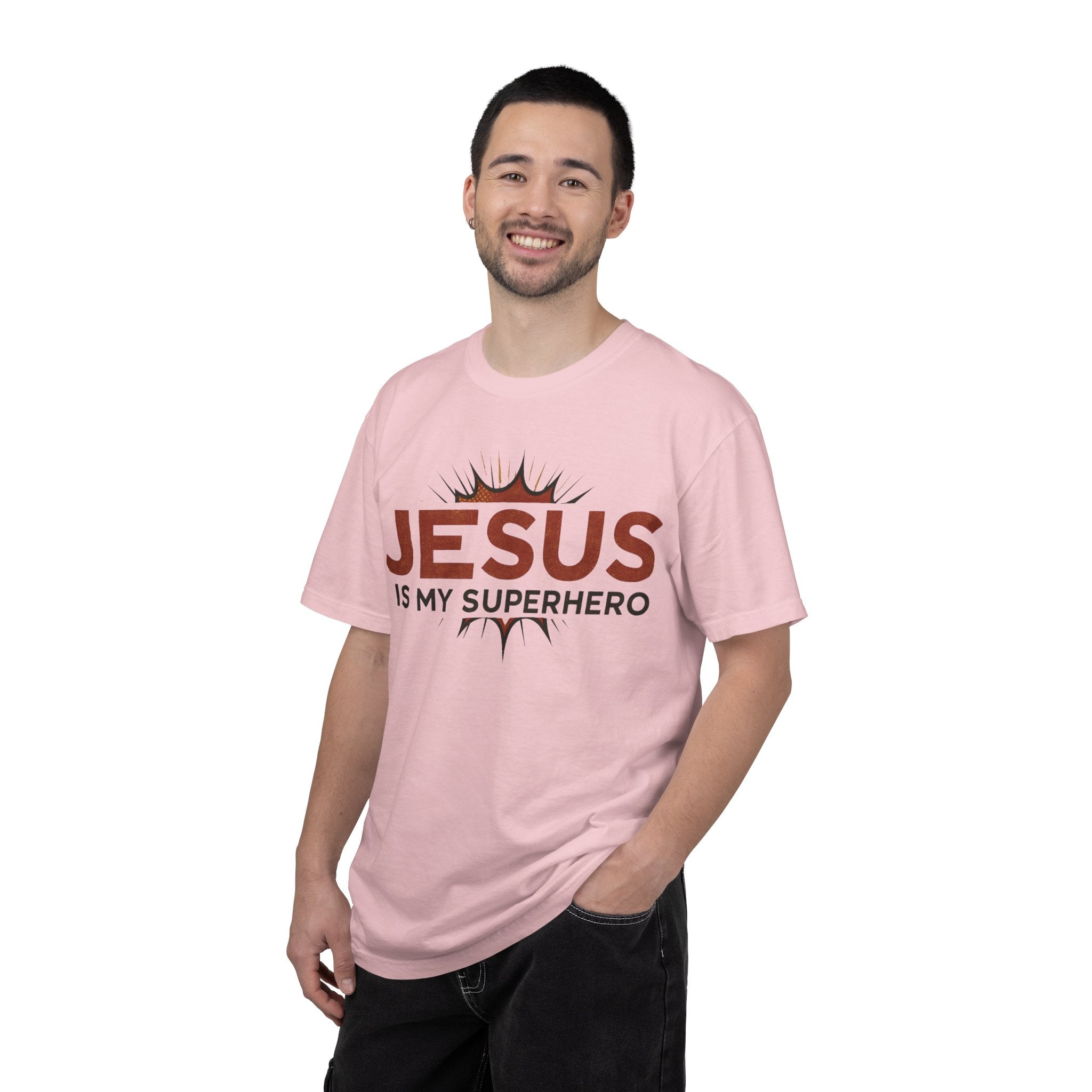 Jesus Is My Superhero T-shirt | Christian Faith Tee | Scripture Graphic